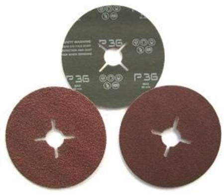 178 x 22mm P100 FIBRE BACKED ABRASIVE DISC