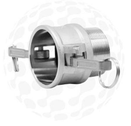 20mm TYPE B 316 STAINLESS STEEL FEMALE CAMLOCK x 20MM 3/4" BSPM