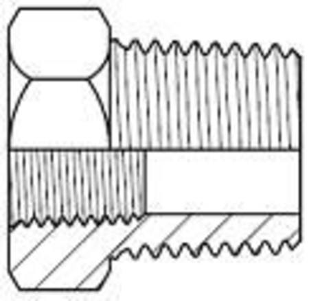 25mm 1"BSPM x 8mm 1/4"BSPF 316 STAINLESS STEEL REDUCING BUSH