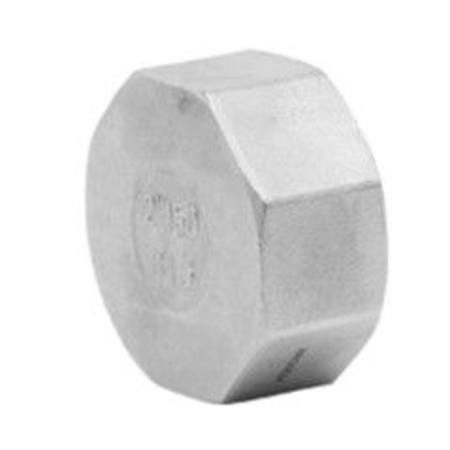 3/8"-10MM BSP 316 STAINLESS STEEL HEX CAP