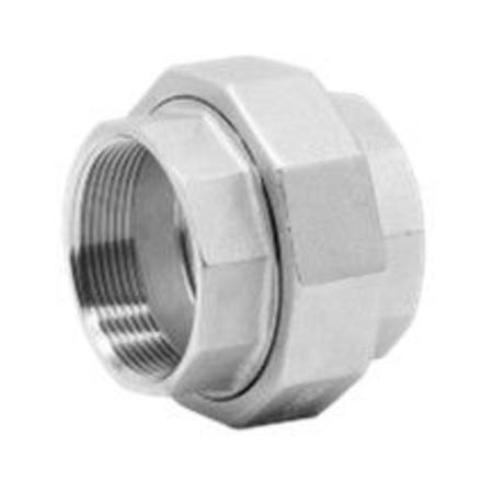 32mm 1-1/4" BSP 316 STAINLESS STEEL FLAT FACE MAC UNION EPDM