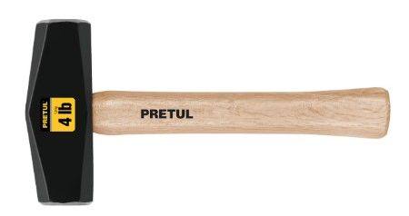 4lb WOODEN HANDLE CLUB HAMMER