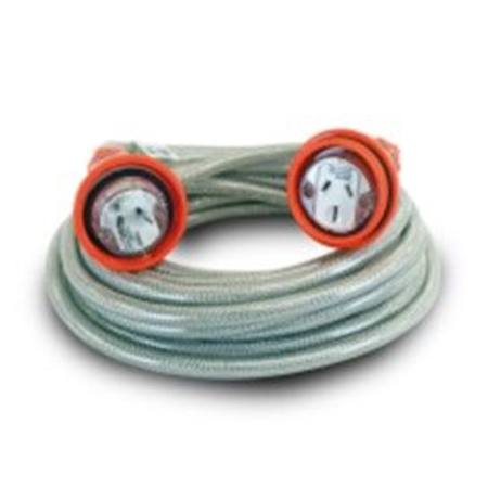 BRAIDED 15m EXTENSION LEAD 3 x 2.5mm2.3P-15A PLUG & SOCKET