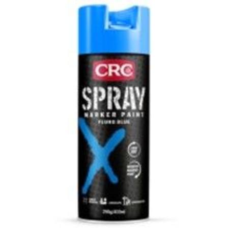 CRC UPSIDE DOWN FLURO BLUE SPRAY MARKER PAINT 400ML