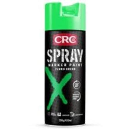 CRC UPSIDE DOWN FLURO GREEN SPRAY MARKER PAINT 400ML