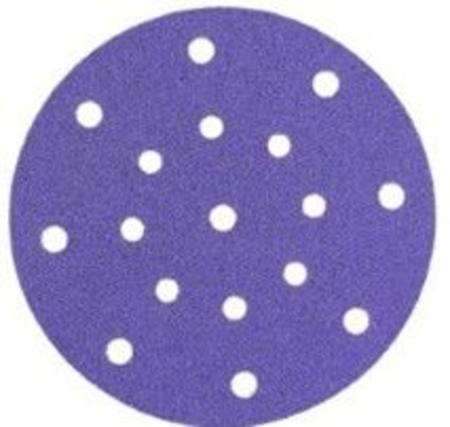 DIMEISI 150mm 15 HOLE 40G CERAMIC FILM BACKED VELCRO DISC PKT 50