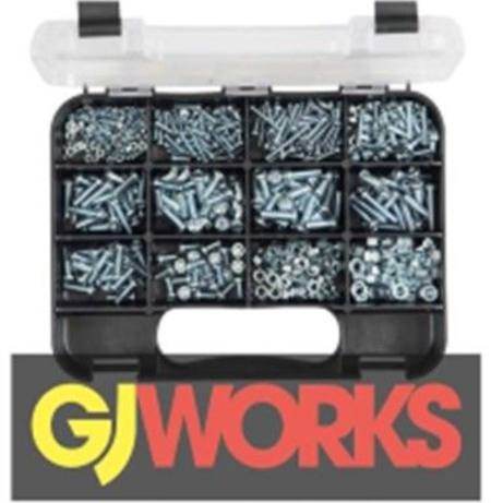 GJ WORKS GRAB KIT 470PC METRIC MACHINE SCREW ASSORTMENT