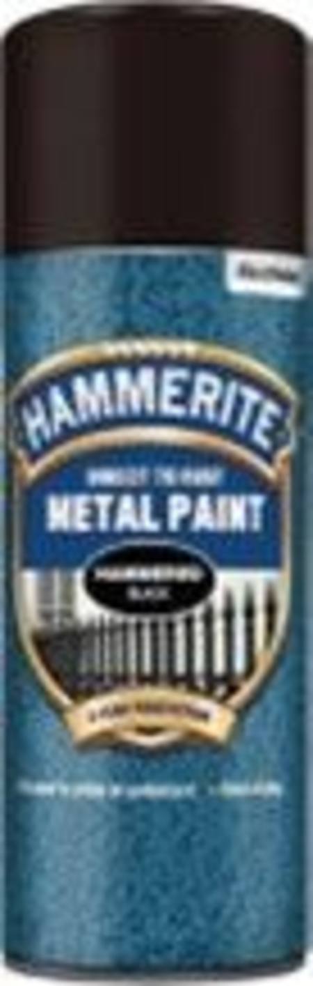 HAMMERITE HAMMERED BLACK 400ml AEROSOL
