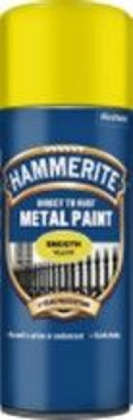 HAMMERITE SMOOTH YELLOW 400ml AEROSOL