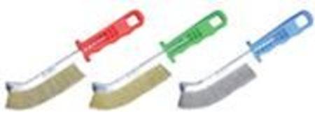 JOSCO STEEL WIRE HAND CREVICE BRUSH (RED HANDLE)