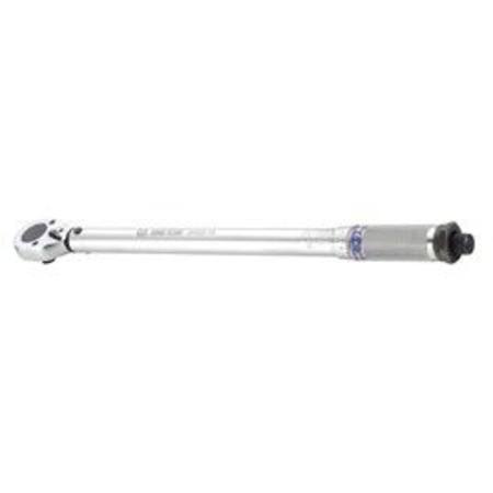 KING TONY 1/4dr TORQUE WRENCH 55-250 in-lb - 2.8-28.2 NM