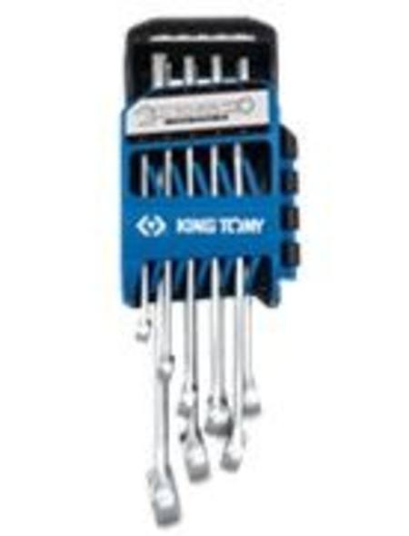 KING TONY 9PCE STD PORTABLE R/OE WRENCH  SET 8-19MM