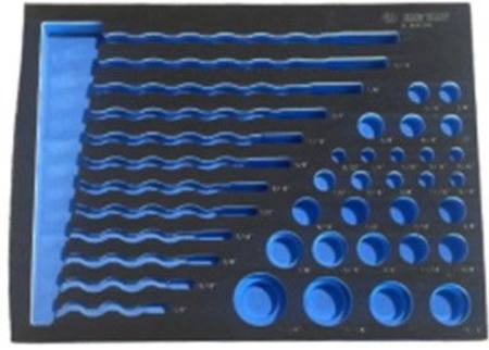 KING TONY EMPTY EVA FOAM INSERT FOR 40PC IMP SOCKET/WRENCH