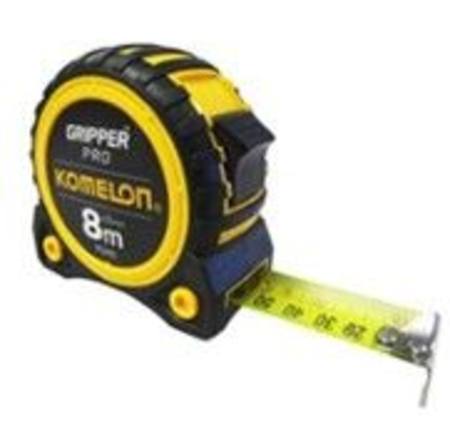 KOMELON 8mtr x 25mm GRIPPER PRO TAPE MEASURE