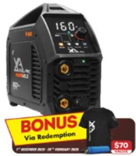 RAZORWELD ARC 160PFC MMA/TIG WELDER