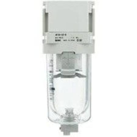 SMC 1/2"BSP 5 Mµ AIR FILTER MANUAL DRAIN