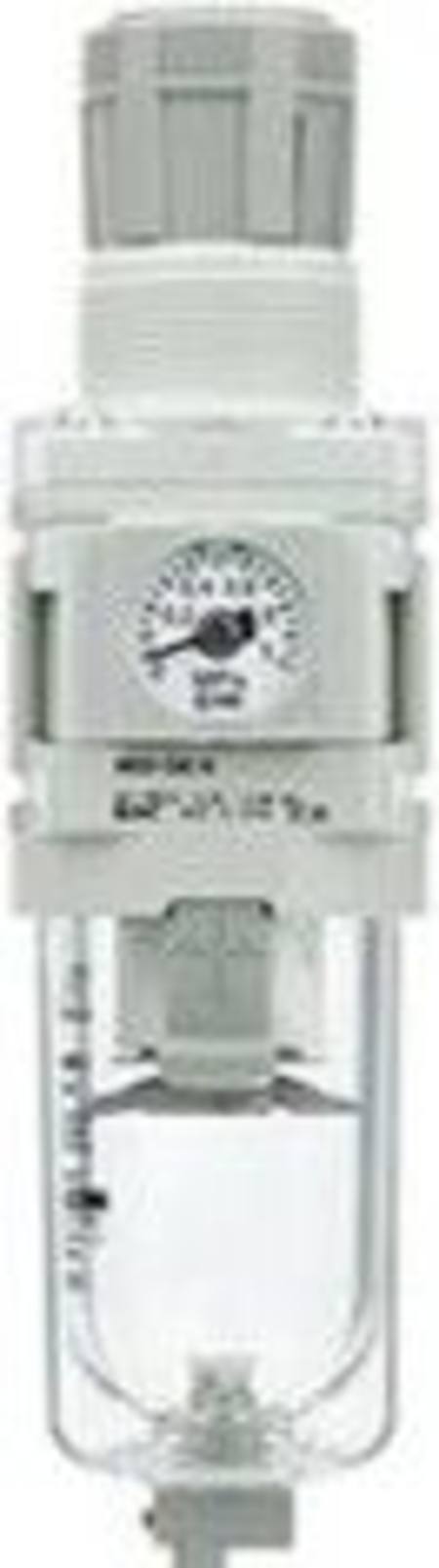 SMC 1/2"BSP FILTER REGULATOR MANUAL DRAIN SQ GAUGE BACK FLOW CHECK