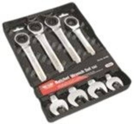 ZZTOLEDO RATCHET R/OE 4pc IMPERIAL WRENCH SET