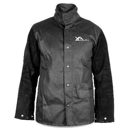 XCEL-ARC WELDING JACKET PROBAN BODYLEATHER SLEEVES SIZE L